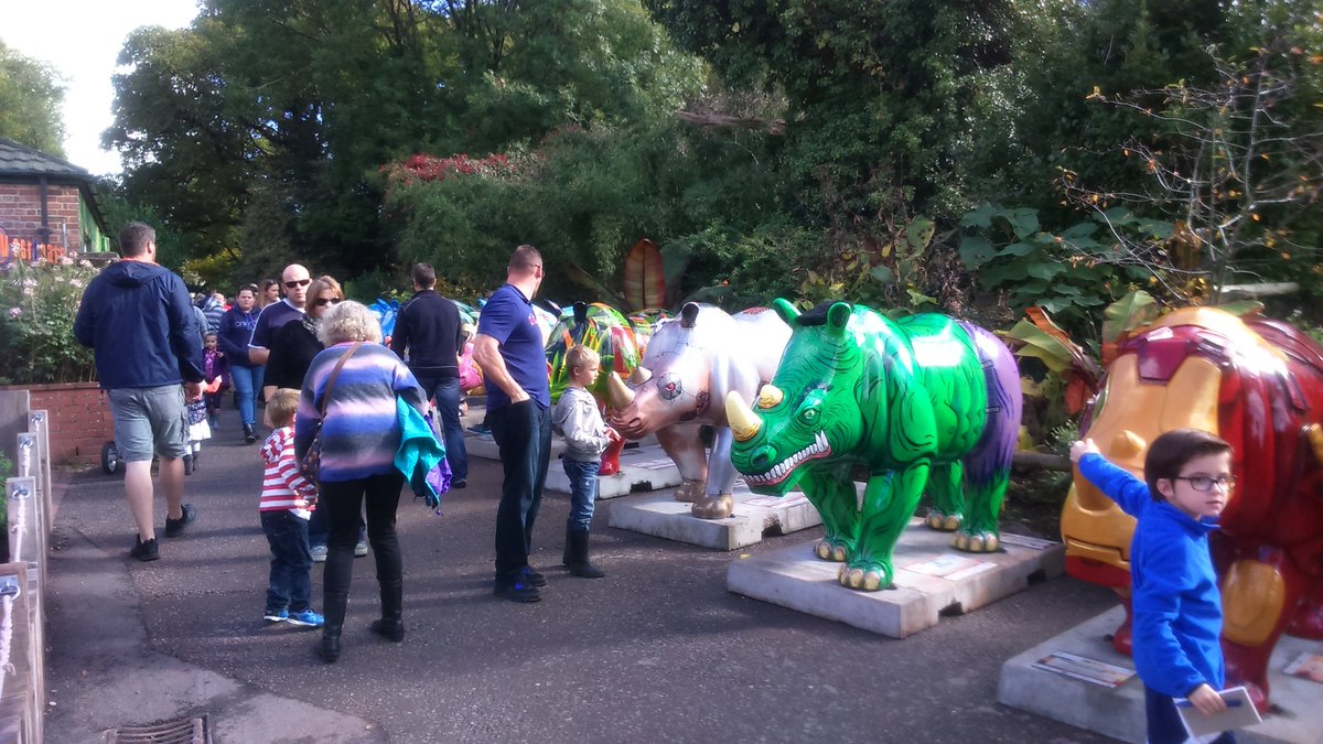 Loads of brilliant visitors for the final day of Goodbye Rhinos at <a href="/PaigntonZoo/">Paignton Zoo</a>