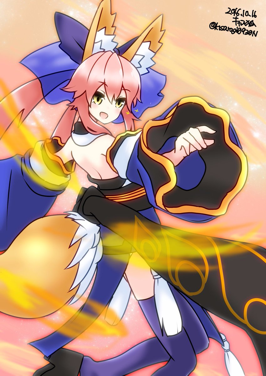 kisaragi0930N's tweet photo. キャス狐ちゃん描きました！(その２) #Fate https://t.co/6CB3Gxqrgr