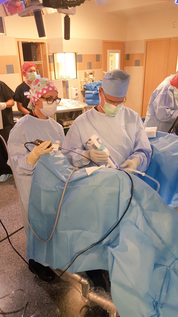 Helo_MD's tweet photo. Our first @Aquablation day @AlbanyMed with #ProceptBiorobotics. Learning from the best @RkaufmanJr @UroInstitute #WelcomeToTheFuture #BPH https://t.co/HqlrtljlzW
