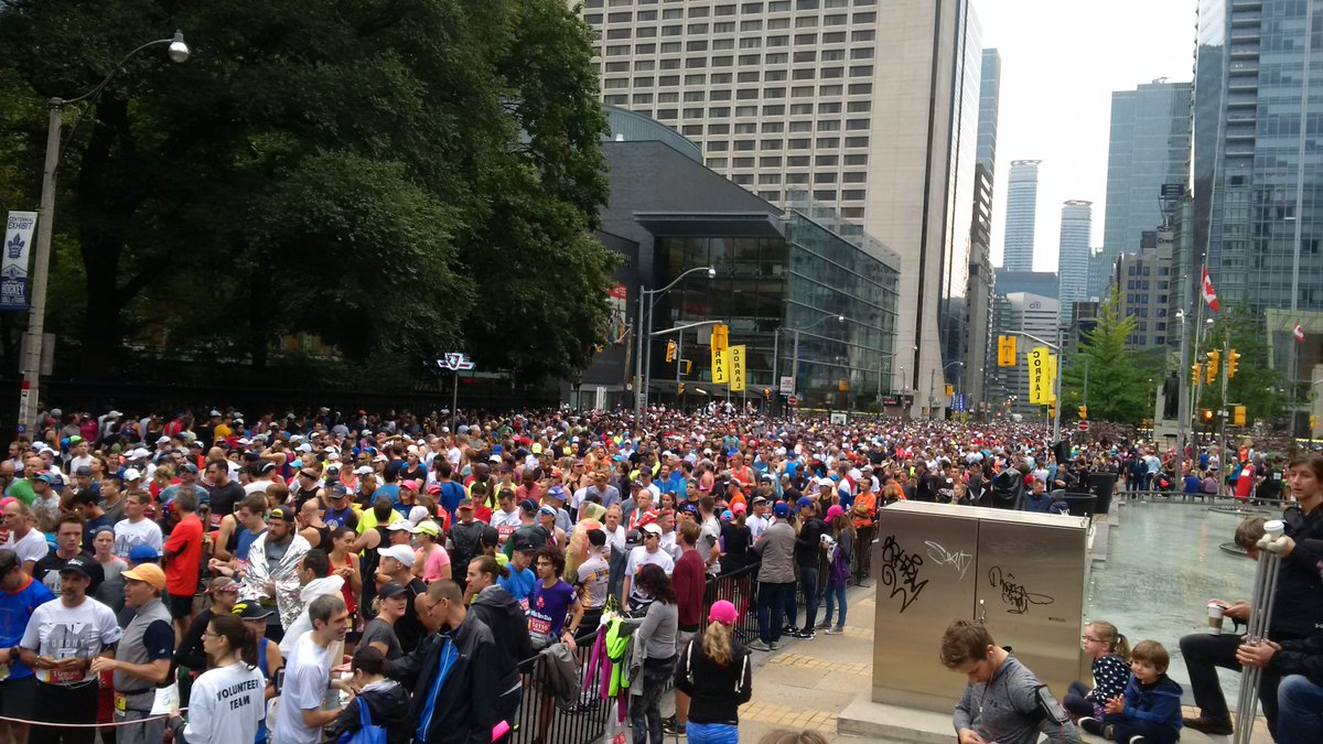 bamiam2011's tweet photo. Managing the team at Scotiabank Waterfront Half Marathon. https://t.co/wXNb866Bbq