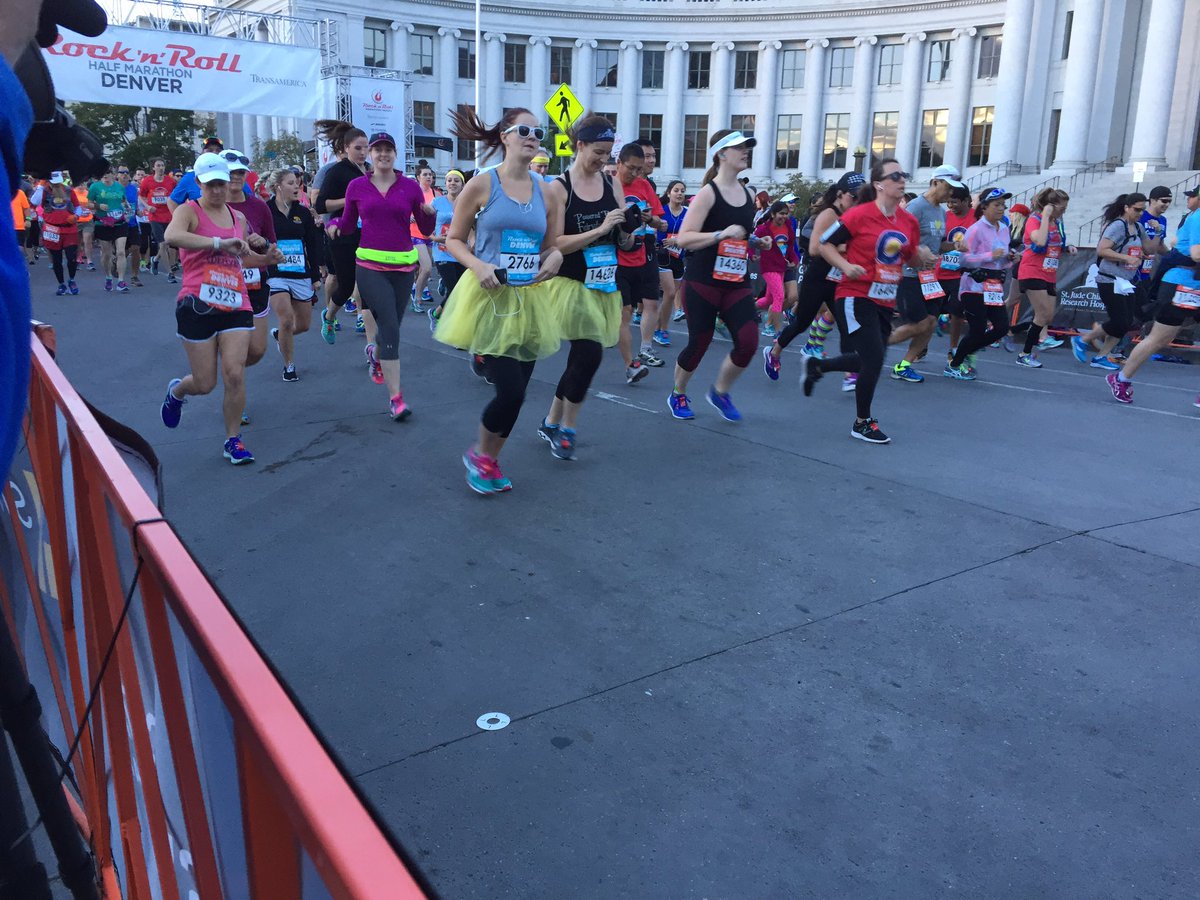 MsLibb's tweet photo. .@RnRDenver Half is underway. Live coverage on #CBS4Morning #RunWithCBS4 https://t.co/kn2OlZYaB2