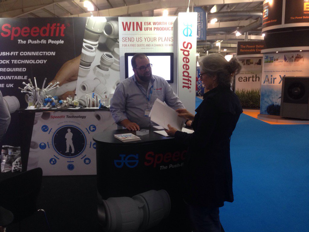 Steve at the Home and Renovation show Edinburgh