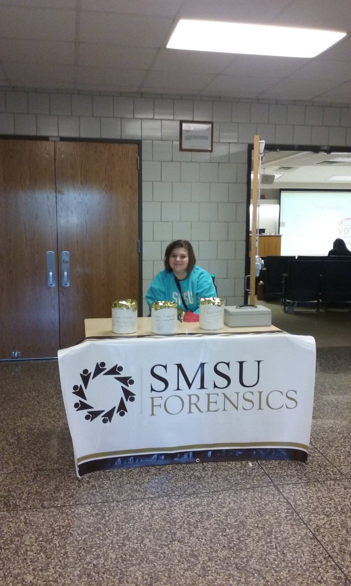 SMSUForensics's tweet photo. Come vote for your people's choice awards! First floor by the student's lounge. #2016Stampede https://t.co/mRvHUwBo2P