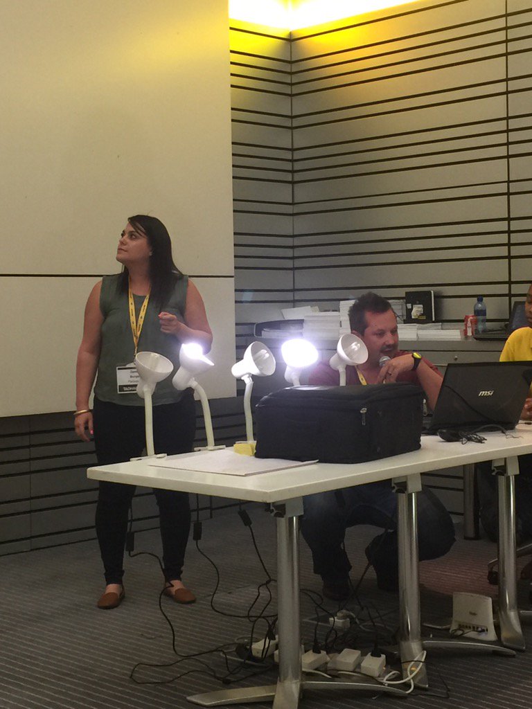 DerekWatts's tweet photo. Seeing the light...last entry at #tadhackmtnsa. Should know winner at @MTNza soon! @MissKelendria @bridgetontwita https://t.co/RF9pakUCnI