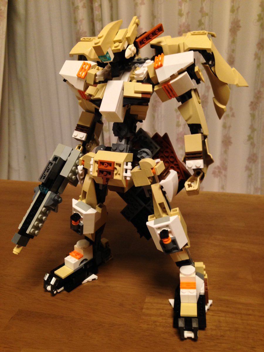 アゲインスト404 改造の余地がありすぎますが オリジナル 笑 レゴでグシオンリベイクフルシティとりあえず完成です 劇中でのシールドのクロー化とか知らなかったのでこれからまた頑張ります ｰｰ レゴ レゴロボ