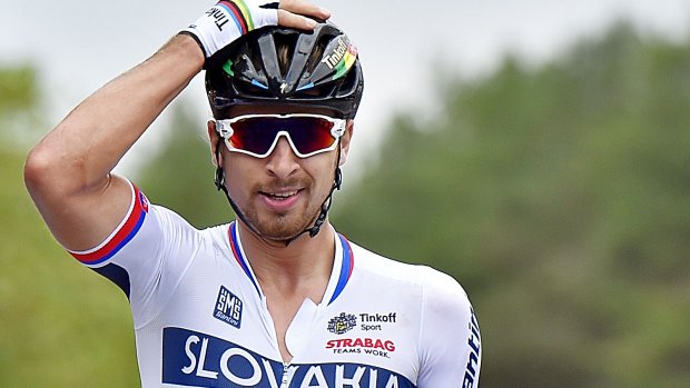 Mijn naam <a href="/artvdeadelaar/">AR & TV de Adelaar</a> is Peter Sagan. Van beroep: Wereldkampioen!
