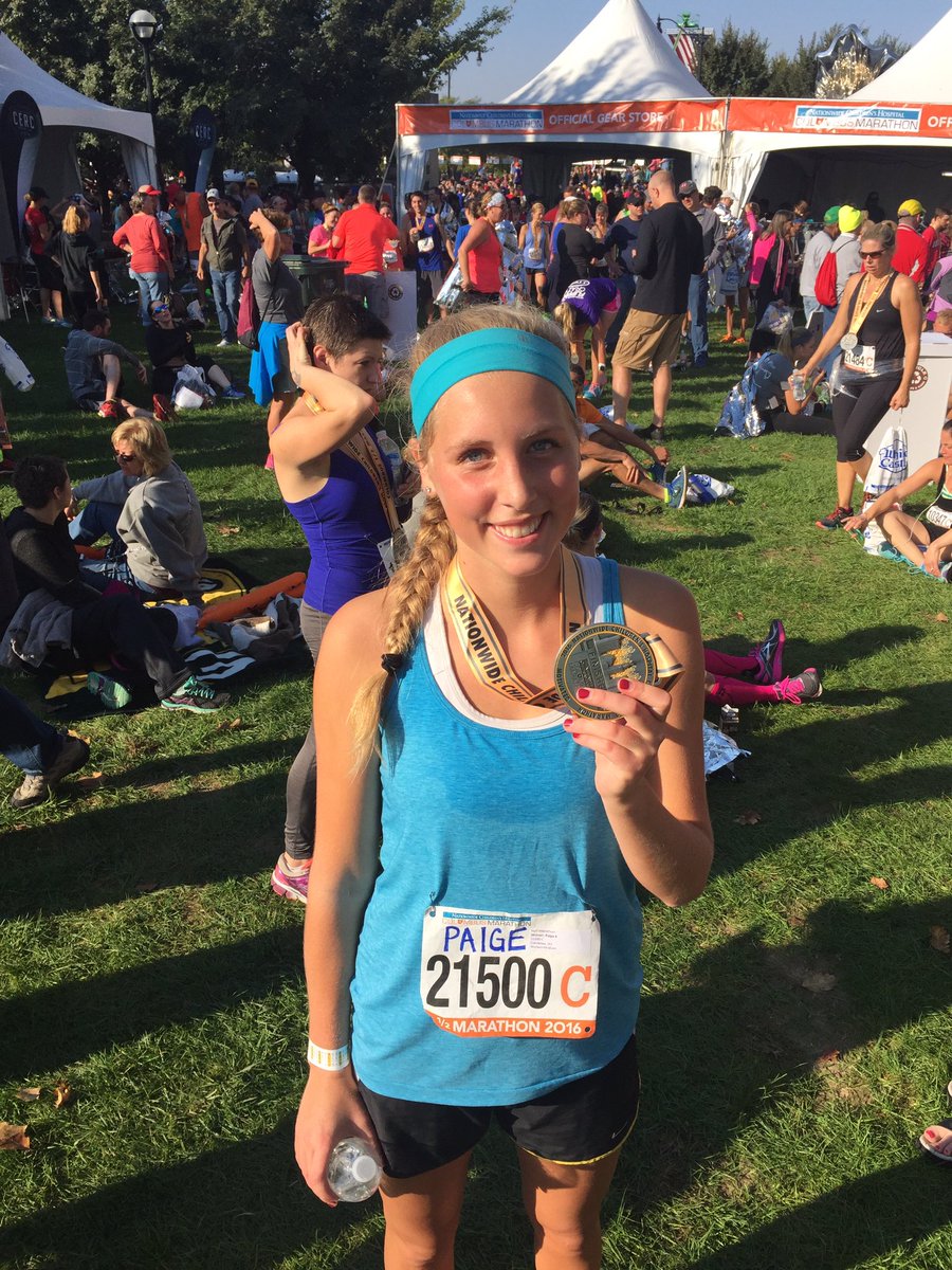 UA_GLAX's tweet photo. BIG shoutout to @PaigeWilmer for killing her half marathon this morning #runpaigerun #13pointfun https://t.co/wVPcF1JcNB