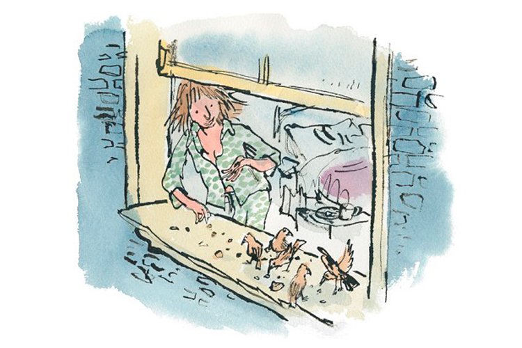 HeyDesignMedia's tweet photo. Quentin Blake career and Illustrations: https://t.co/PBKdq7MxZC https://t.co/SdGMSPUxd5