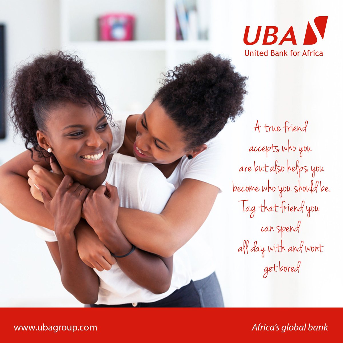 UBAGroup's tweet photo. We all have that one friend. Wish a friend a 'Happy Sunday' by retweeting. 
#HappySunday https://t.co/lqVgcgW1nD