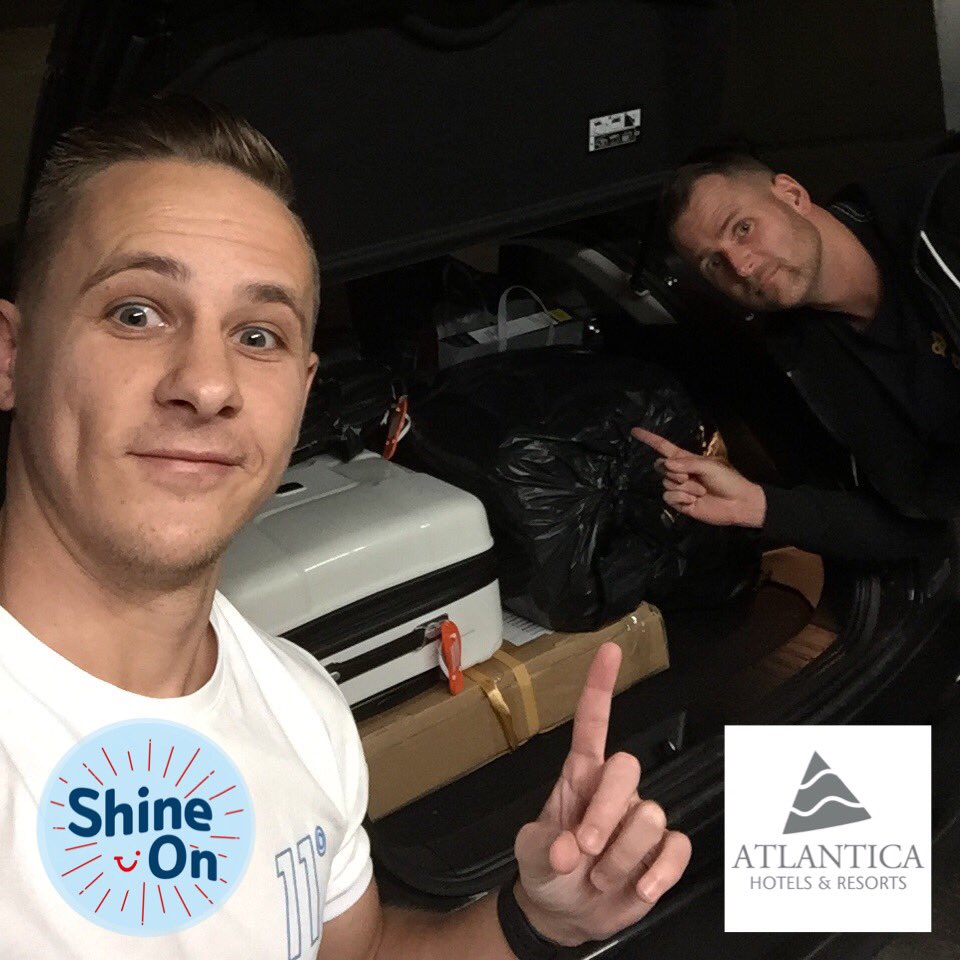 AtlanticaReps's tweet photo. The car is packed and our journey has started! @RetailConf_TUI 2016, we're coming to get ya! https://t.co/0vzhqTF81t