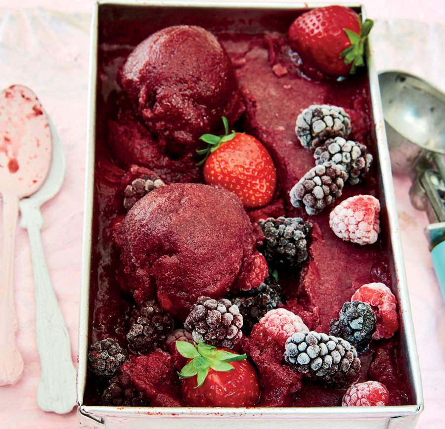 WEEKEND TREAT: Berry and apple cider sorbet >> bit.ly/2dyZswr #summer #treat