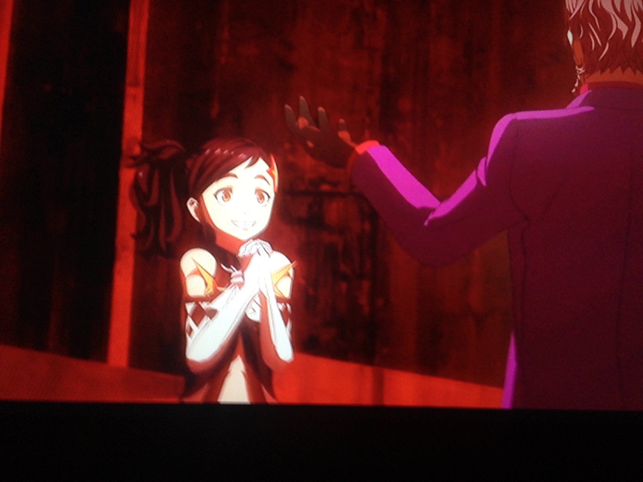 かにたま ブブキブランキ 星の巨人 的場井と黄金の邂逅 とまではいかないが 回録画視聴 炎帝に搭乗することを勧められる薫子 どう考えても生贄ルートだよなあ 人物cg二期になってますます素晴らしいけど時々不気味の谷が出てくる kbrnk T