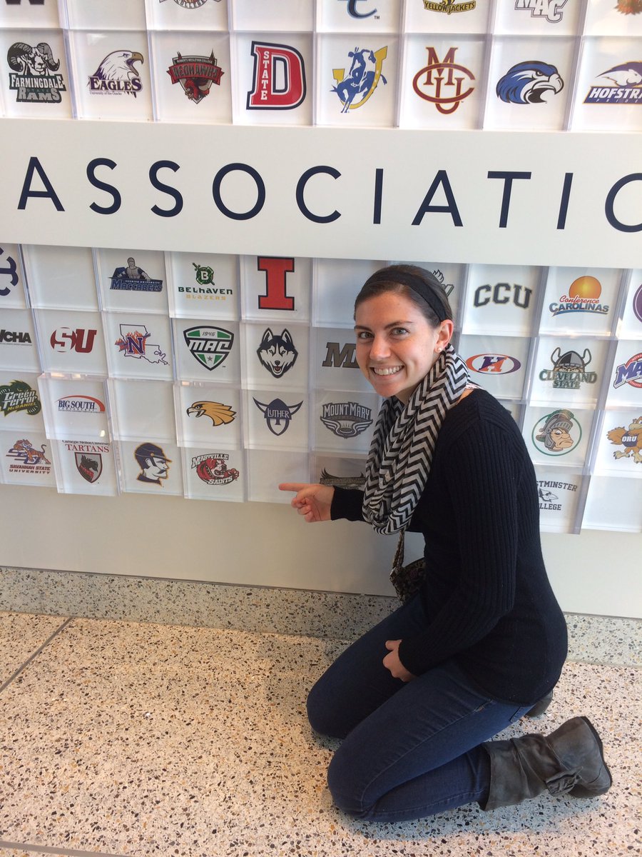 ekiblinger's tweet photo. Spotted @MaryvilleSaints and @GLVCsports at the NCAA Headquarters #WOTY #saintsnation https://t.co/na77OgneMa