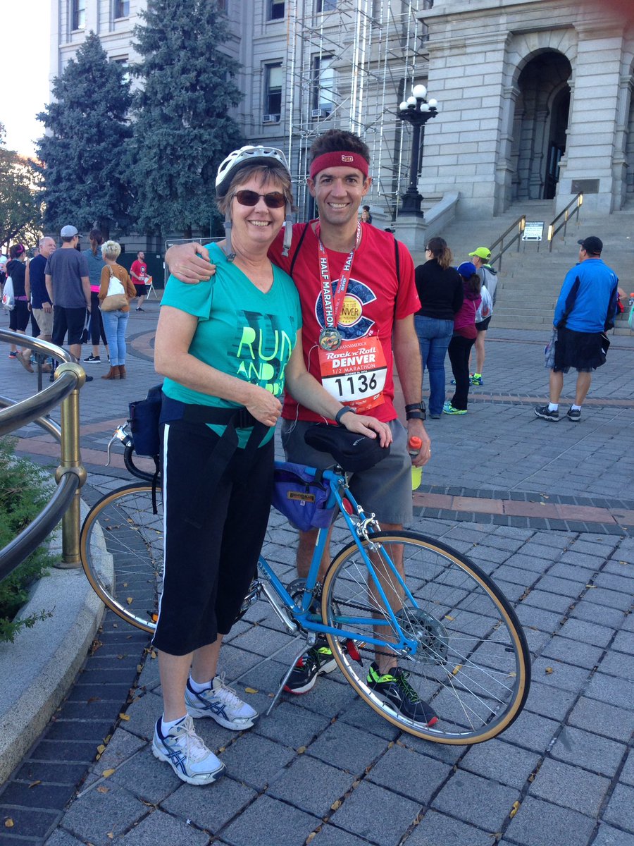 markhaastv's tweet photo. How cool is this though...I'm 32 and my mom still rides her bike to watch me run. #RunWithCBS4 @cbsdenver https://t.co/VtKdSsKFCi