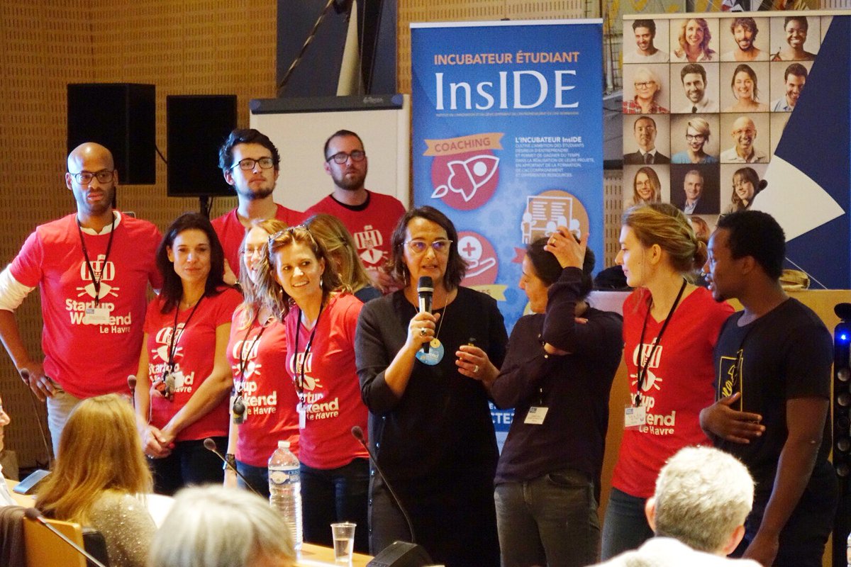 EMNormandie's tweet photo. [#SWLH] le #startupweekend c'est aussi une super équipe pour une top organisation ! Merci à eux. @SWLeHavre https://t.co/ujBKMTNDgP