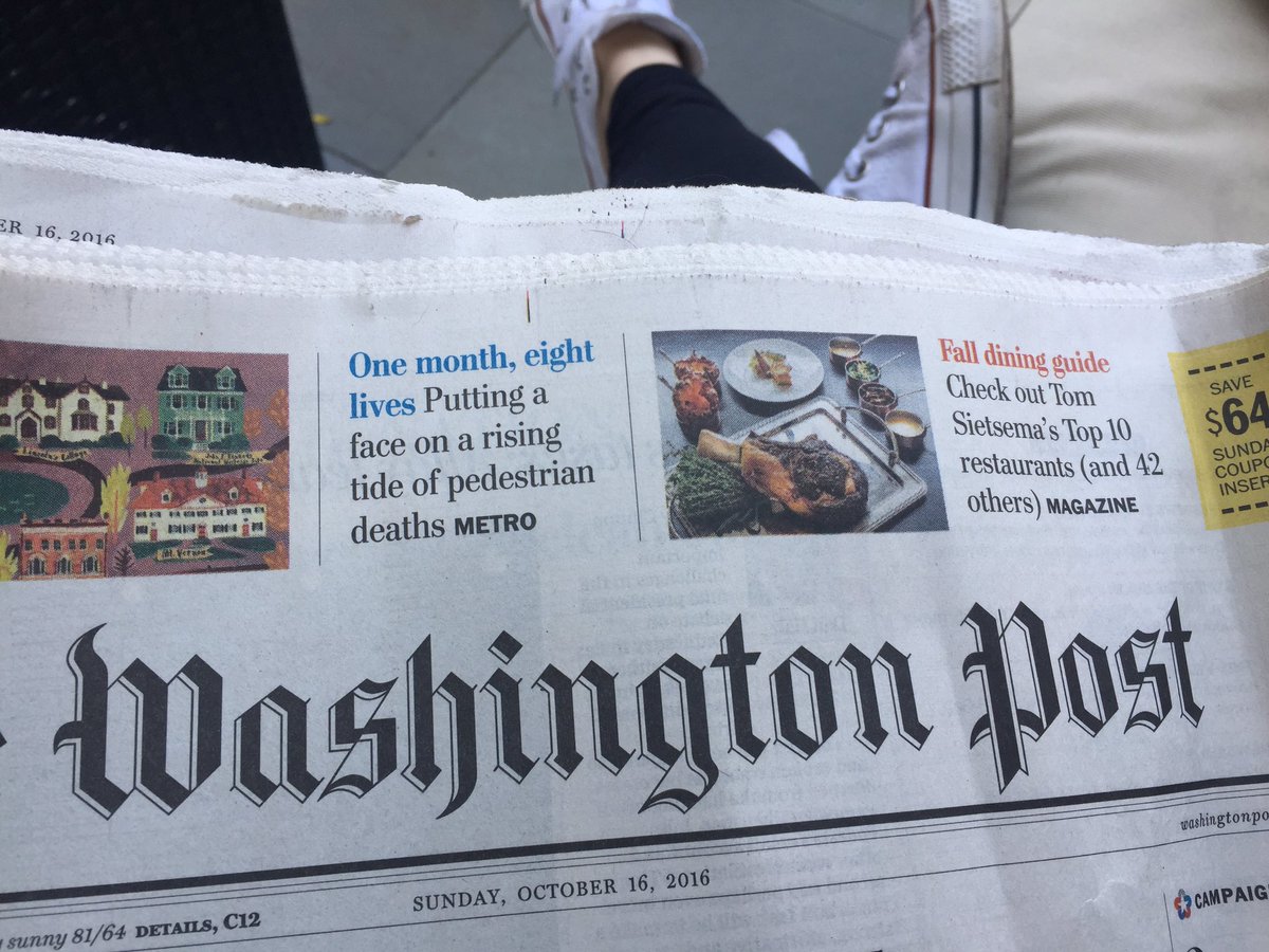 GenY4Transit's tweet image. Thanks @washingtonpost for telling the stories &amp;amp; putting faces to pedestrian deaths. We all deserve save #walkable cities. #crashnotaccident