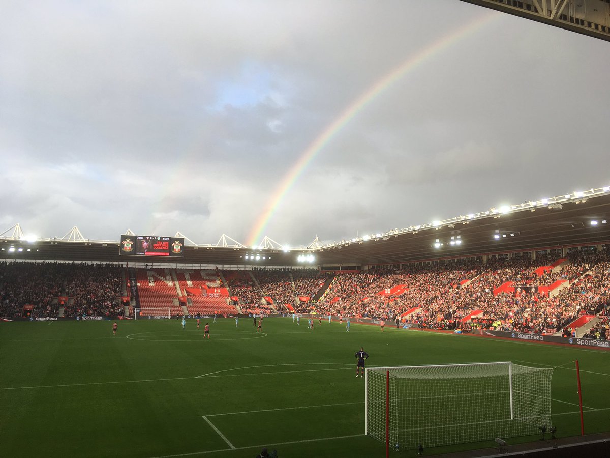 Must have been a good omen #saintsfc