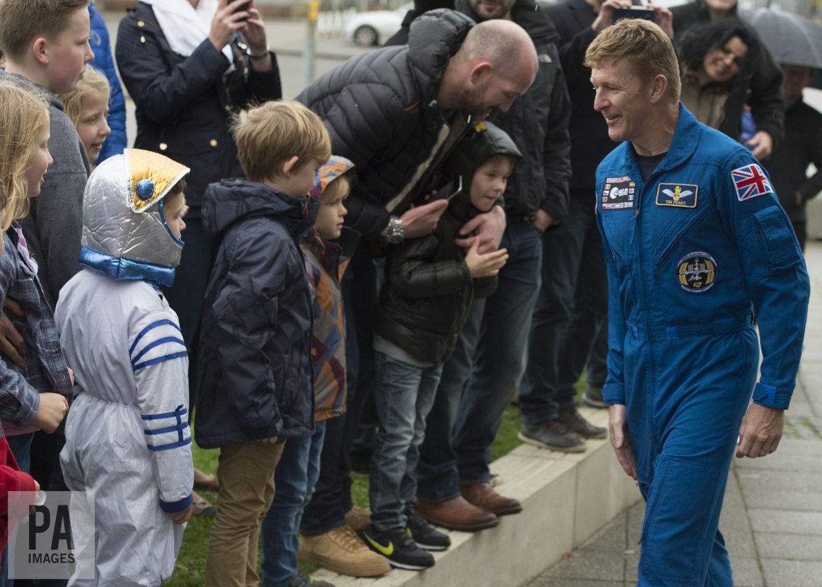 PA's tweet photo. British astronaut Tim Peake reveals life on the International Space Station https://t.co/EBEQUOmD2F by @LauraPatersonPA https://t.co/KxRh9AI6hG