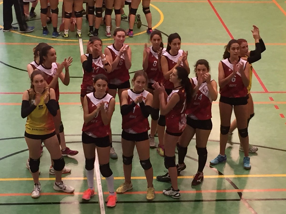 voleysanse's tweet photo. ๐๐๐Partidazo en el #CVStadium #juvAcvs de @lorenamontain ๐ฉ๐ป๐ญ๐:"No pudimos con @voleibolrivas hay que seguir trabajando" #VamosCVSansers ๐๐ป https://t.co/ISJX2CP7LB