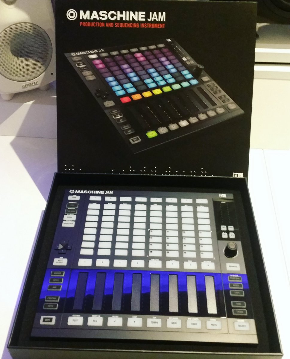 jonmartindj's tweet photo. I got it! Maschine Jam! 

#maschine #maschinejam #nativeinstruments #jonmartin #jonmartinofficial #musicproducer https://t.co/nYWGg9JScY