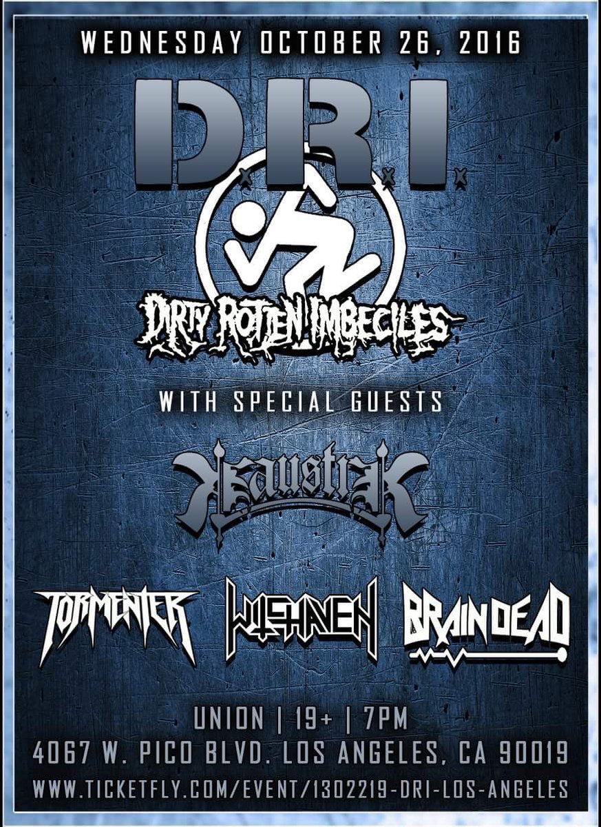 Just in time for the #49ers game! Catch us with <a href="/DRI_Band/">DirtyRottenImbeciles</a>