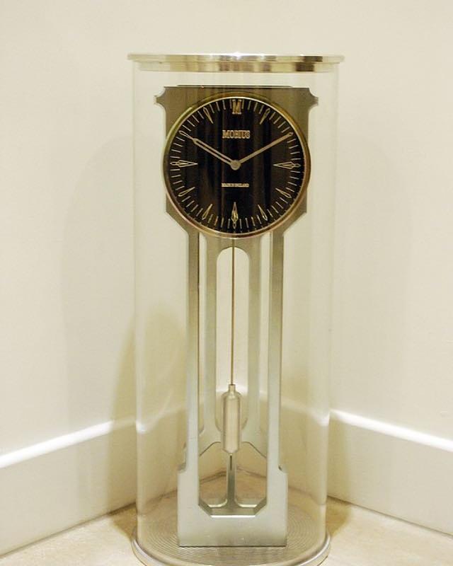 #allsilver #luxuryclocks #mobius #madeinengland #skeletonclocks #aluminium #innovativedesign #granddesignslive2016