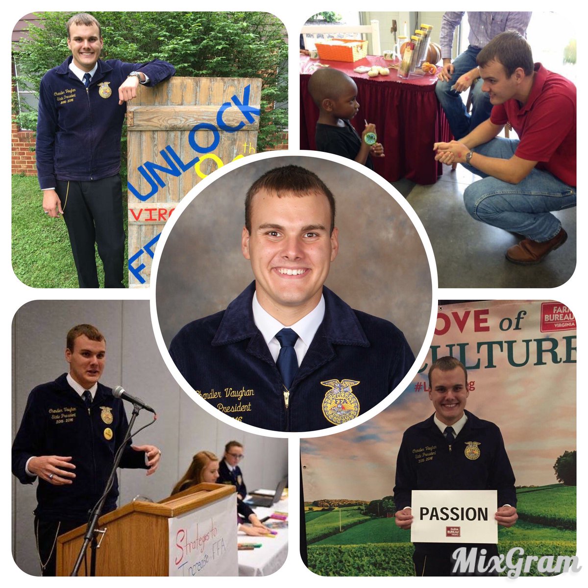 VirginiaFFA's tweet photo. Good luck to Chandler Vaughn, VA FFA's National Officer Candidate! #transformffa #wearevaffa #unlockffa https://t.co/MUNoCaBW3g