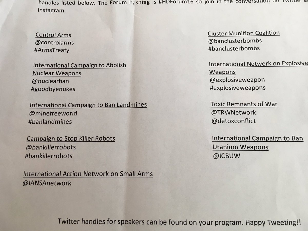 BanKillerRobots's tweet photo. Global coalitions of non-governmental organizations campaigning to advance humanitarian disarmament #HDForum16 https://t.co/Z3VVszO0WF