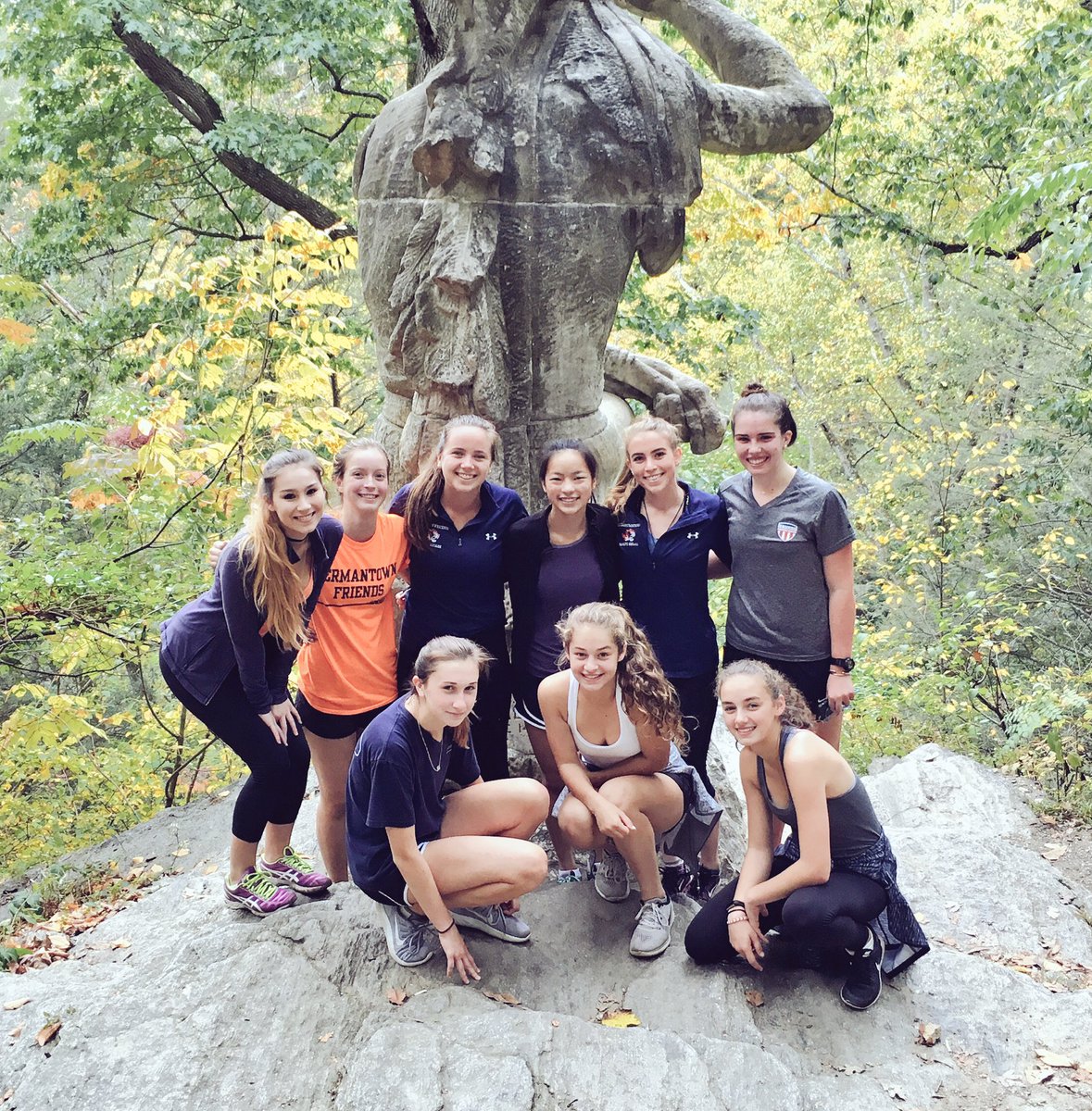 Squash girls out on a Run on this beautiful day! #gfstigers #squashgirlscan #preseasontraining