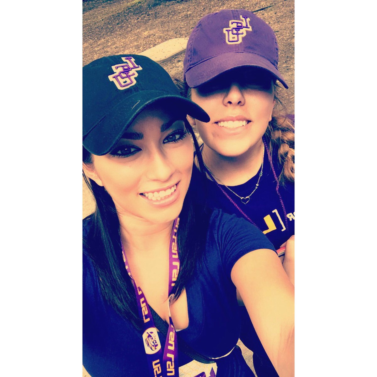 stephaniebrx's tweet photo. @CJBrx has so much fun yesterday. 😘😊😊#geauxtigers #lsufootball #sistersisterhttps https://t.co/9kY03aMT19