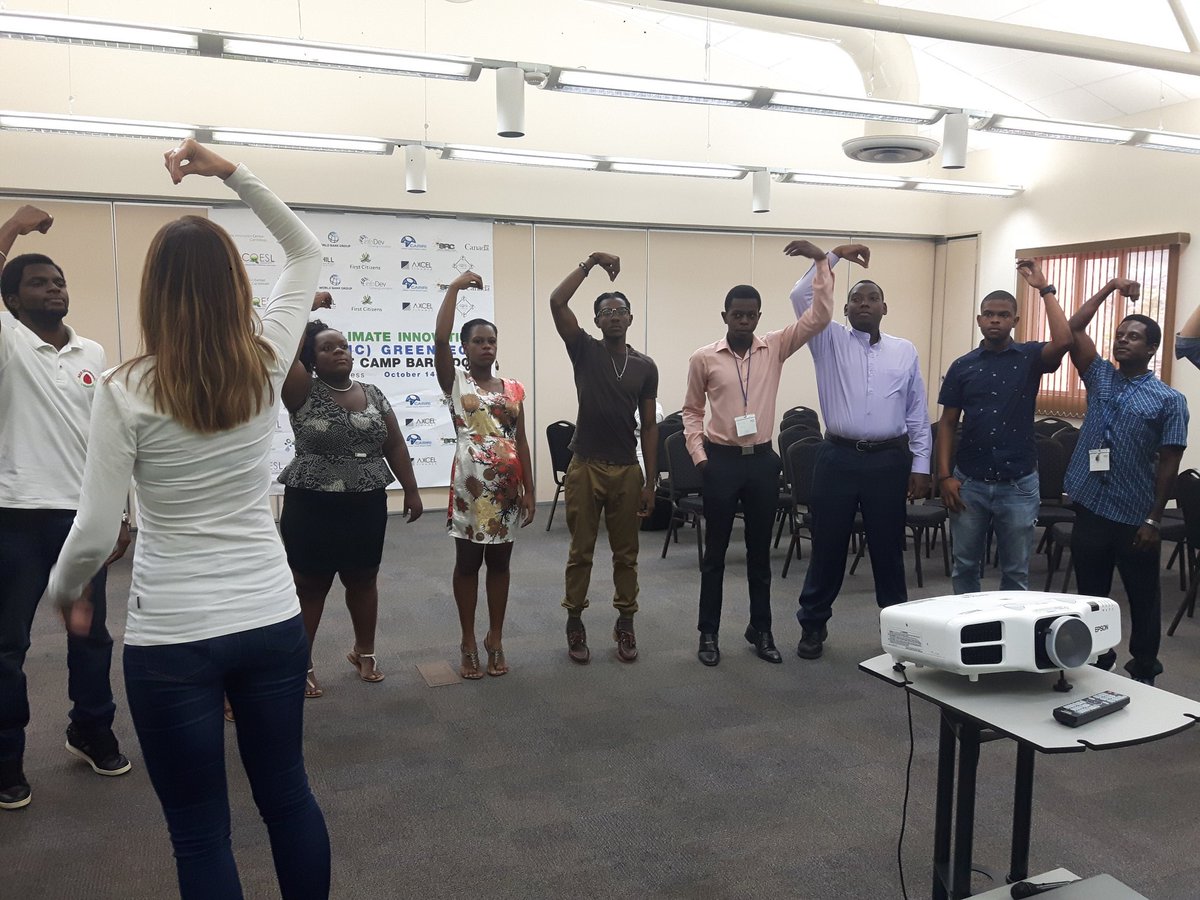 CaribbeanCIC's tweet photo. Stand Tall, Breathe Well &amp; Speak Clearly #CCIC #CoESL #CGSB #GreenTechBdos https://t.co/LpPnHjbRIc