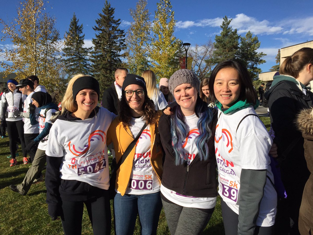 UCGSA_VPSL's tweet photo. Team GSA supporting mental health initiatives at Outrun the Stigma 2016 #outrunthestigma @GSACalgary https://t.co/av92VF9kmN