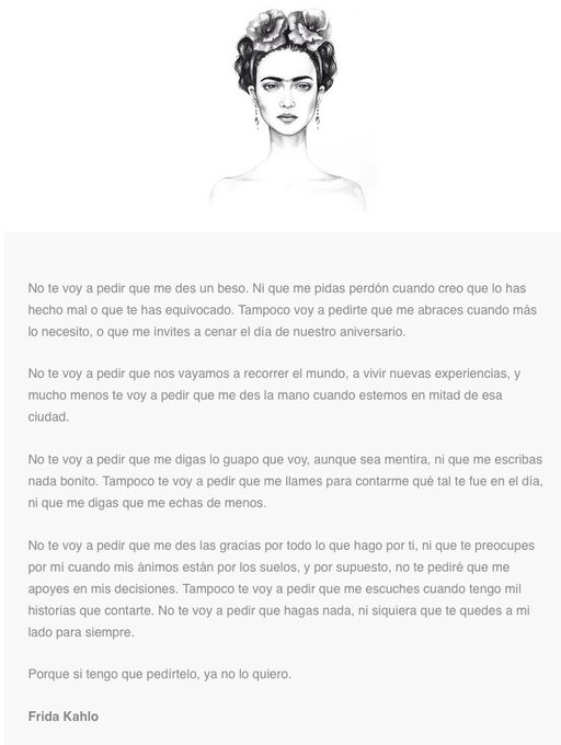Frida Kahlo Quotes If I Have To Ask Frida Kahlo 'If I Have To Say It ... I Do Not Want It Anymore' - Truth Or Fiction? Frida Kahlo Quotes If I Have To Ask Frida Kahlo 'If I Have To Say It ... I Do Not Want It Anymore' - Truth Or Fiction?