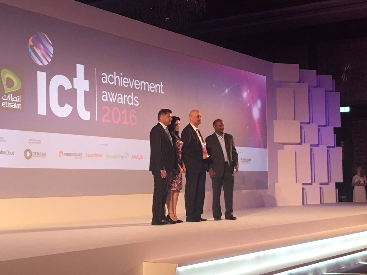 ComputerNewsME's tweet photo. #ManagedServices Provider of the Year award goes to #eHostingDataFort! Well done! #ICTawards16 #MSSP #eHDF https://t.co/jHkuLBfxYq