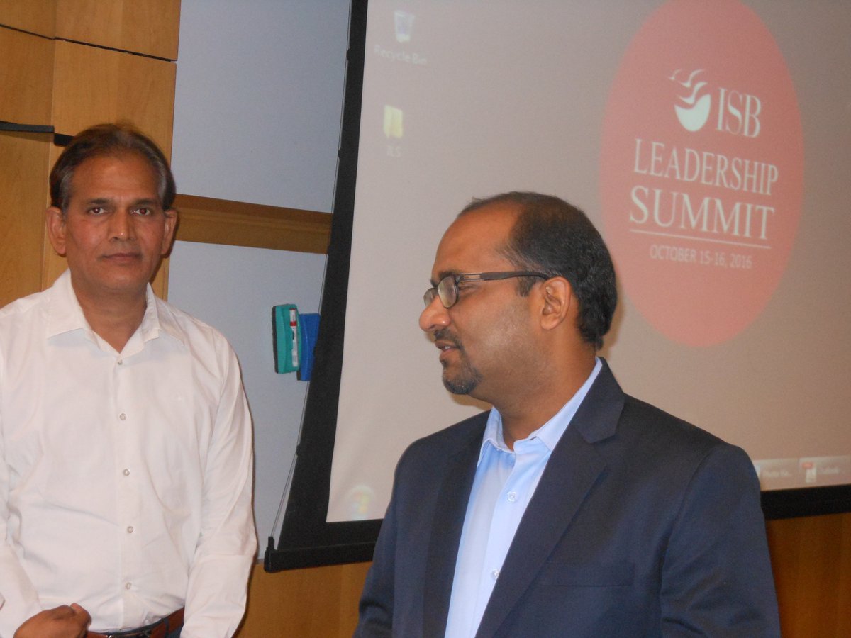 VijayVedantam's tweet photo. Great listening to Vinay Prakash Goel, CEO, Adani Enterprises..
Leadership in Action ... #ILS2016 https://t.co/Amt2cYVkIO