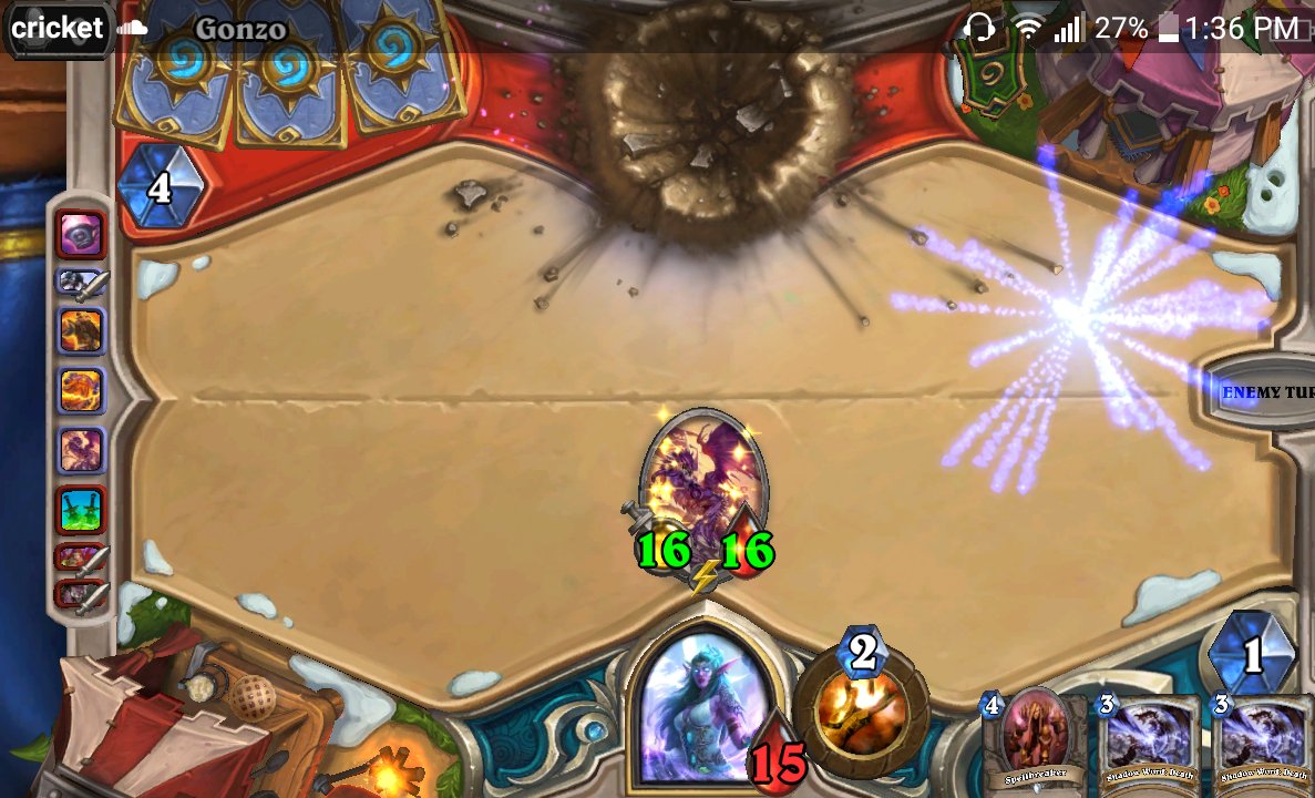 Long_Live_BigA's tweet photo. Been on it today with my different decks😁. #Hearthstone #Priest #Warrior https://t.co/7OBrl7ZYCs