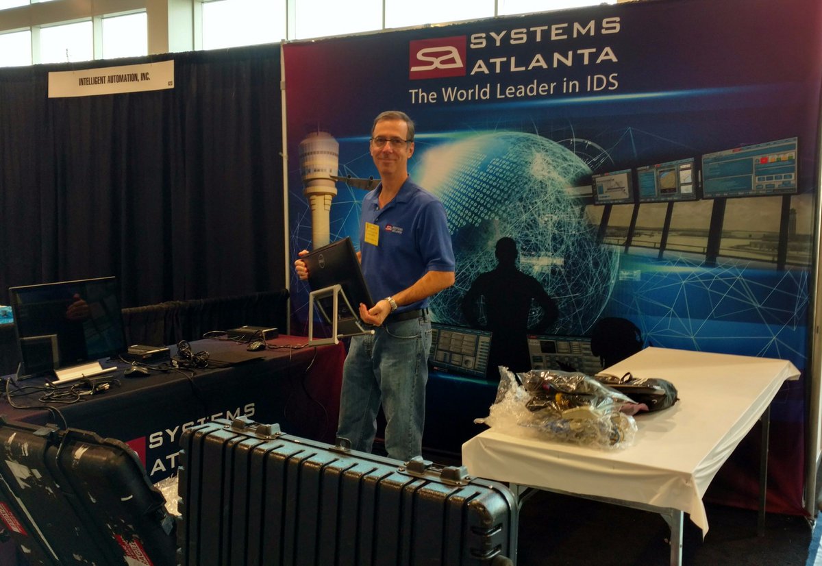 SystemsAtlanta's tweet photo. Setting up here at #ATCA61, we are expecting a great event, looking forward to meeting new people and showing them our IDS systems. #IDS5 https://t.co/02TaDhOjKF