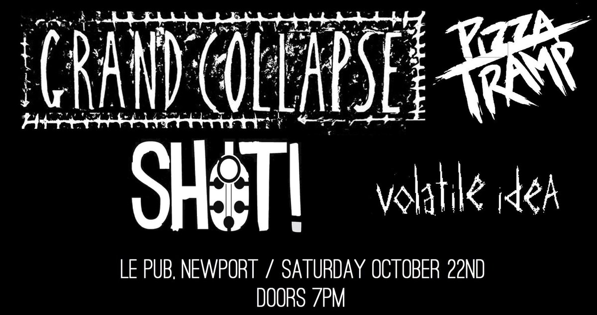 Just been added to this!! What a lineup! #punk #hardcore #newport