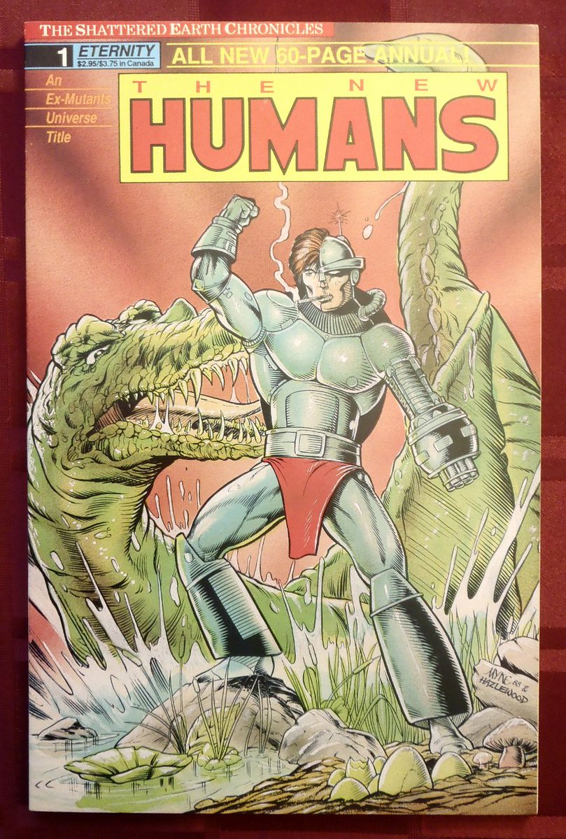 eBay Listing: NEW HUMANS ANNUAL #1 SHATTERED EARTH CHRONICLES 1ST PRINTING! #NewHumans #EternityComics #comics 1989 ebay.ca/itm/-/26267759…?