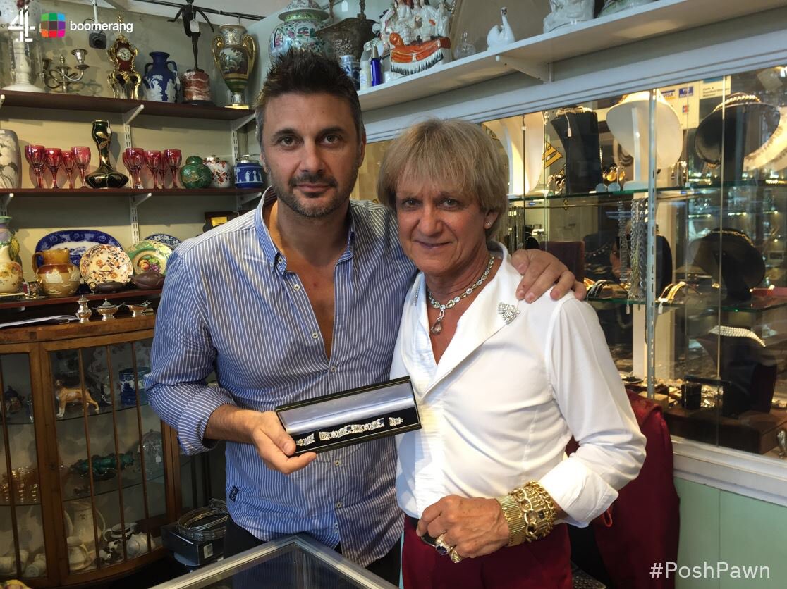 "I love it, love it love it love it... It's fabulous darling" <a href="/BourbonHanby/">Ian Towning</a> #PoshPawn