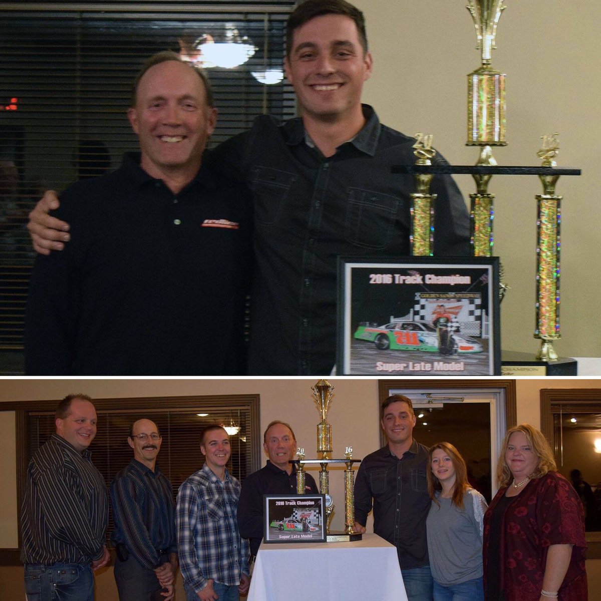 Championship Banquet @GoldenSandsWI with @e3sparkplugs #7-11 team! @circletrack @j_shultz @LHChassis @WegnerMotorSprt #whatareyourunning