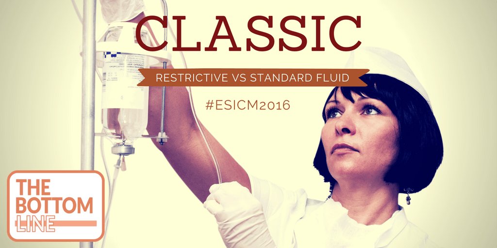 Fluid_Academy's tweet photo. TBL 163: CLASSIC trial - Restricted vs Standard Fluid Therapy in Sepsis https://t.co/F0xxvdZHhI …  #LIVES2016 #FOAMed via @WICSBottomLine https://t.co/frbdPU8FEm