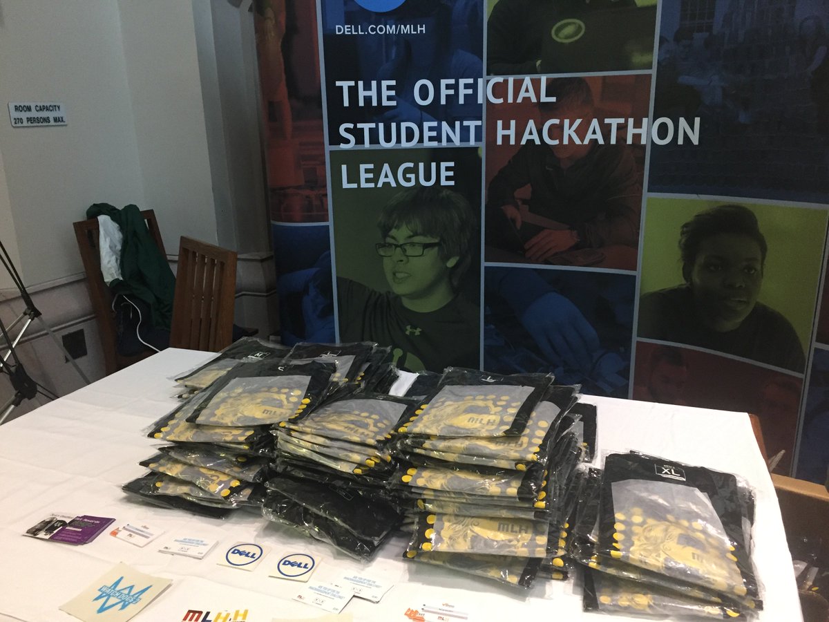 MLHacks's tweet image. Come by the MLH table to grab your MLH season tshirt! @DubHacks #DubHacks