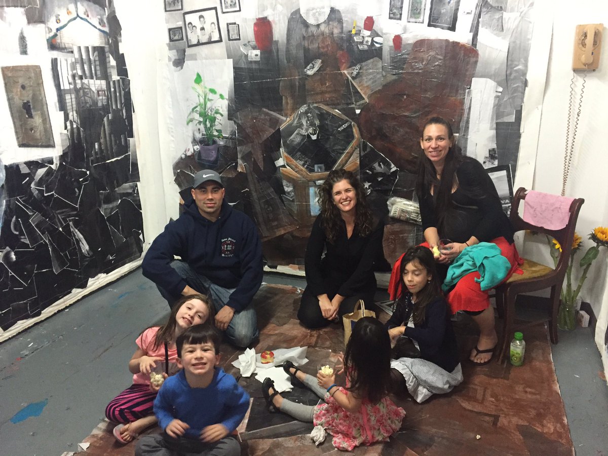 bradlander's tweet photo. Here are 4 of 350+ artists exhibiting @ArtsGowanus #GOS2016 this weekend. Open until 6 pm. Thx @SpaceworksNYC for affordable artist space! https://t.co/gmOZiXty8l