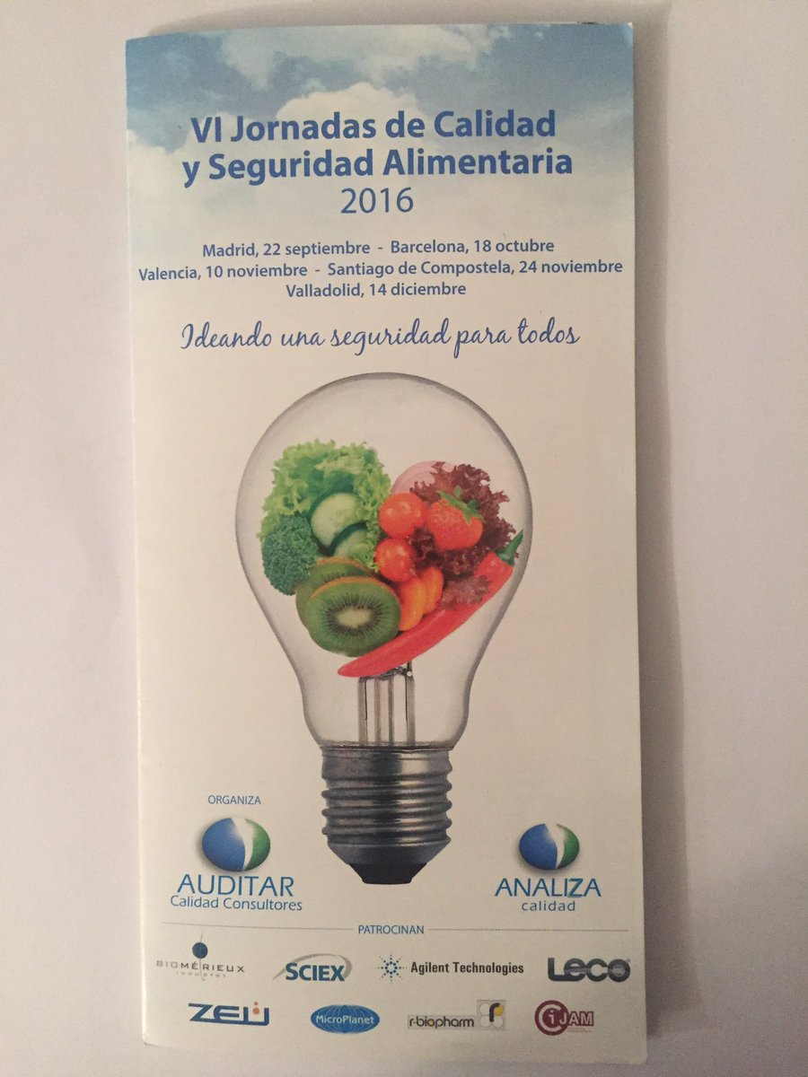 LuisMGallego's tweet photo. Os esperamos este martes 18, en la Universidad Autónoma  de #Barcelona 

Todo en #Calidad y #SeguridadAlimentaria

En #JornadasAnaliza https://t.co/YqDrBhPdWE