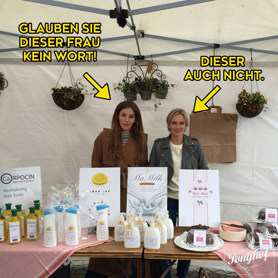 Besser ist das... #PonyhofgoesBiomarkt <a href="/Michaelsen_J/">jeannine michaelsen</a> <a href="/annie_hoffmann/">annie hoffmann</a> <a href="/tntcomedyDE/">TNT Comedy</a> #PonyhofdieShow