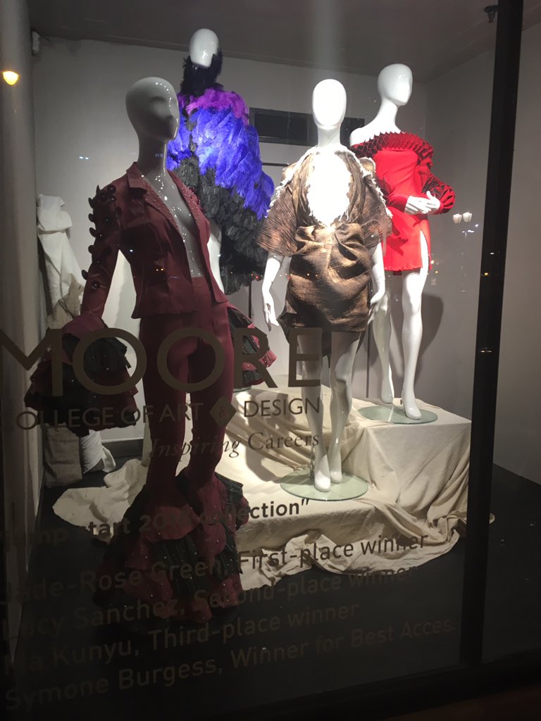 Pamela_Yau's tweet photo. Saw these amazing @MooreCollegeArt Fashion Student designs @ #Jumpstart2016 great to see @century21stores Philly! https://t.co/sCA2yM23b6