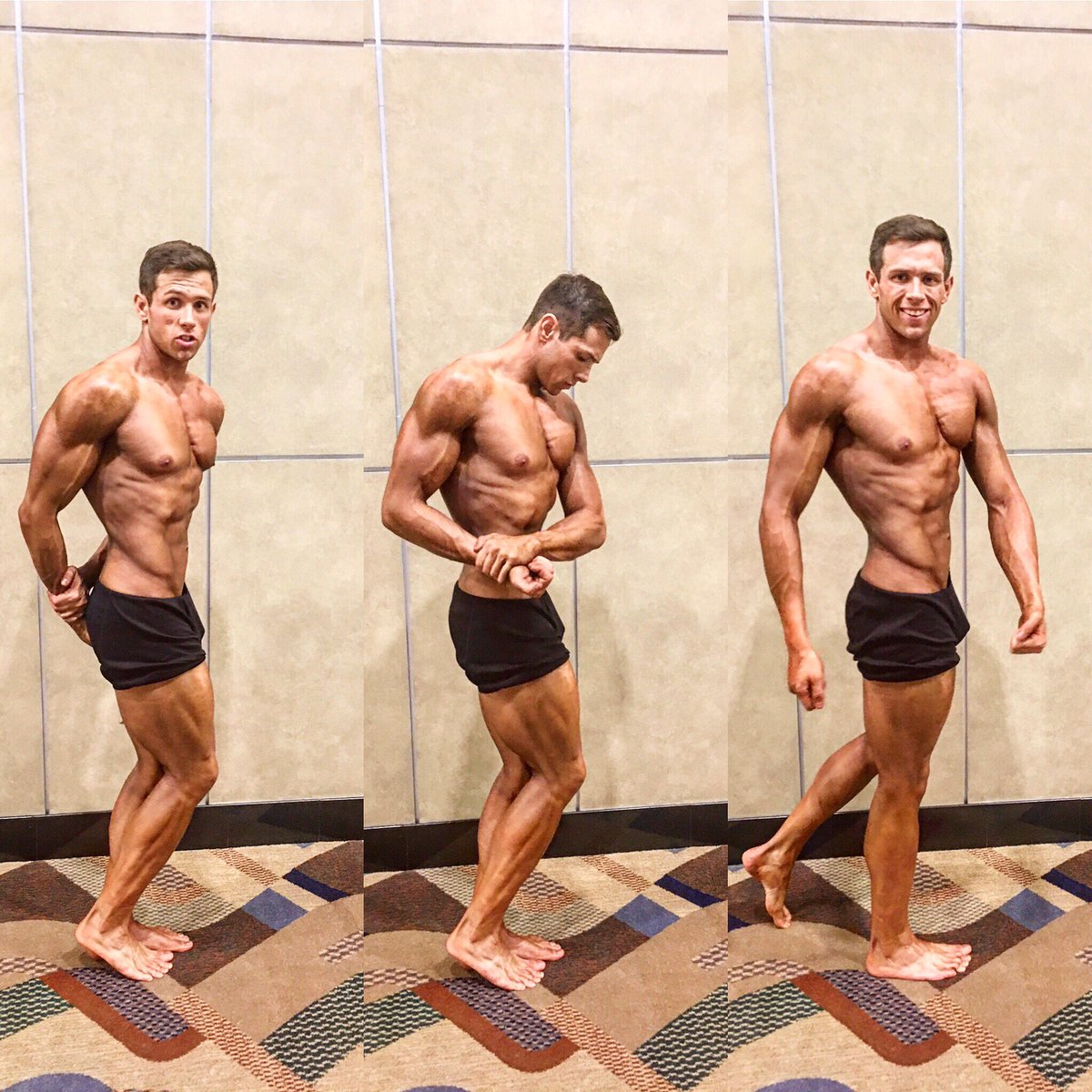 Took 4th in men's physique and 5th in classic #physique stay on your #grind #gym #fitness