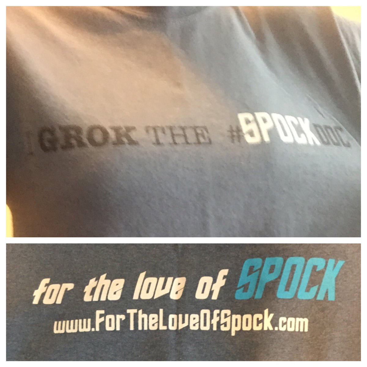 courtlen's tweet image. #SpockDoc swag for day 39 #courtneys50daysofstartrek