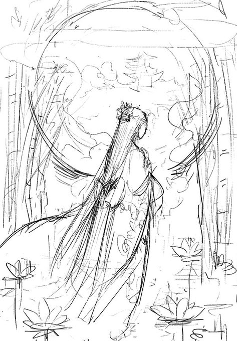(1/3) the composition sketch 